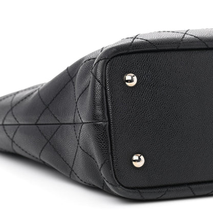 Chanel Grained Calfskin Shopping Fever Tote Black 11 of 14