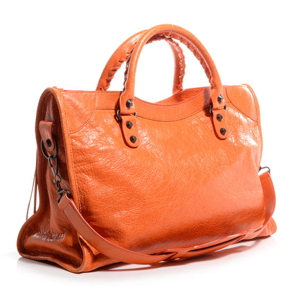 Balenciaga Agneau City Tangerine 3 of 10
