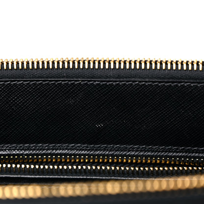 Prada Saffiano Mini Galleria Double Zip Tote Black 11 of 12