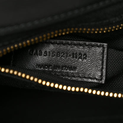 Saint Laurent Raffia Monogram Medium Jamie Black 8 of 11