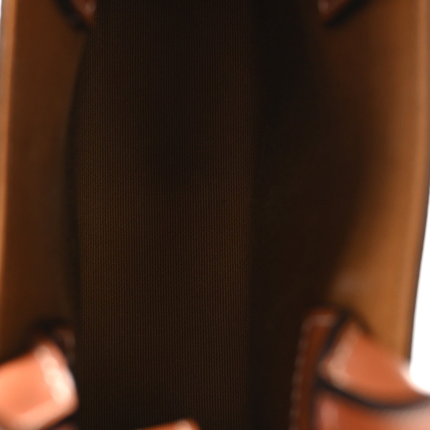 Triomphe Canvas Calfskin Mini Vertical Cabas Tan
