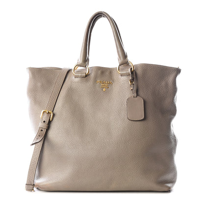 Prada Vitello Daino Tote Argilla 1 of 18
