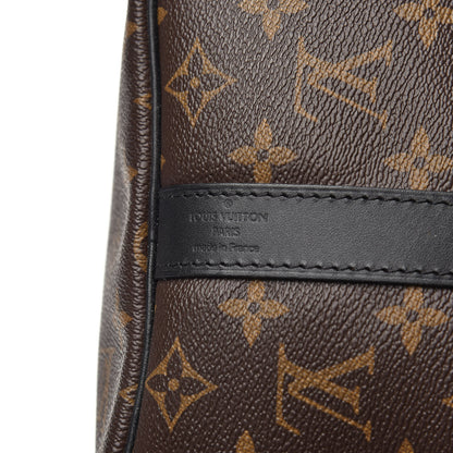 Louis Vuitton Monogram Macassar Keepall Bandouliere 45 8 of 9