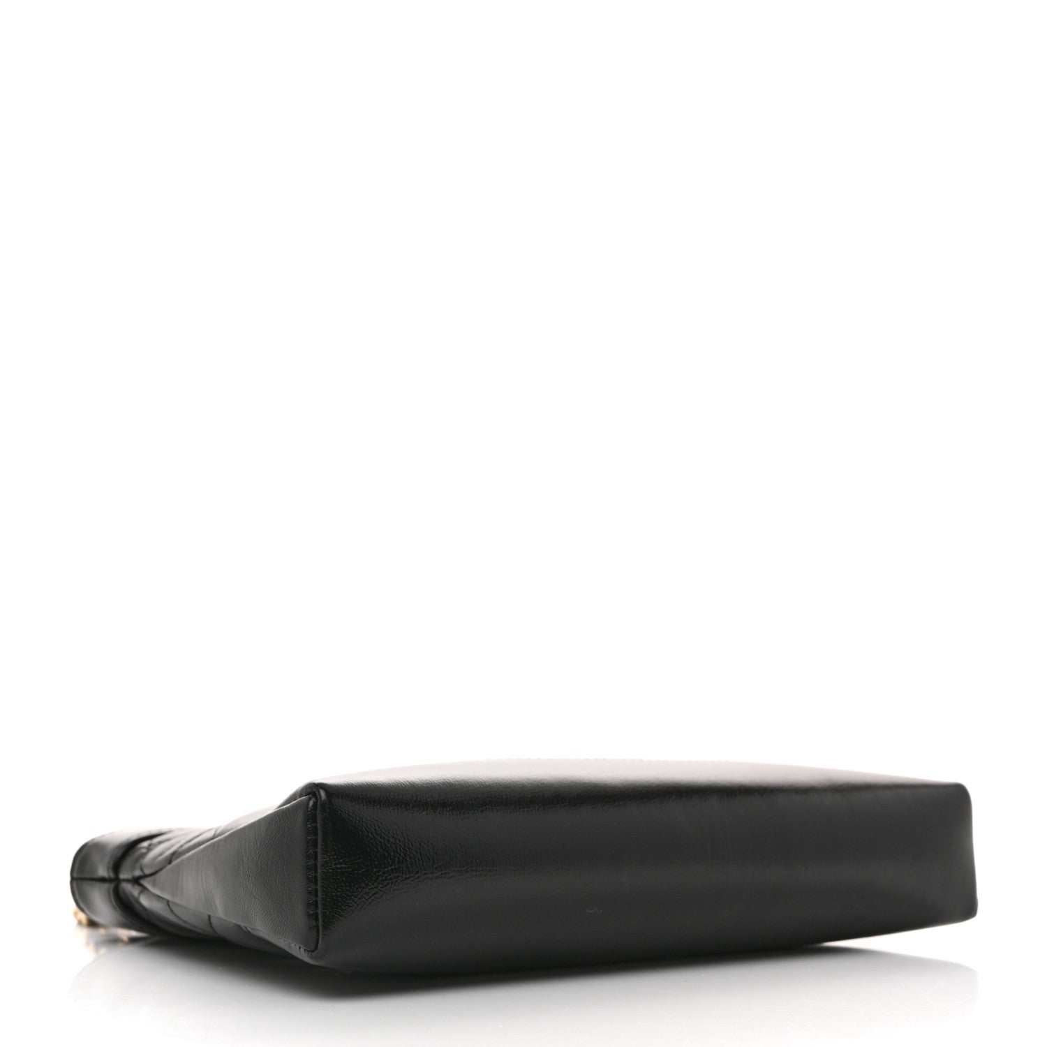 Chanel Shiny Crumpled Calfskin Quilted Nano 31 Shopping Bag Black 4 of 11