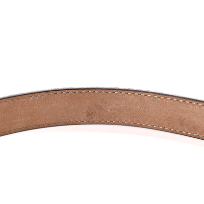 Gucci Metallic Calfskin Crystal Interlocking G Belt 95 38 Sasso 3 of 6