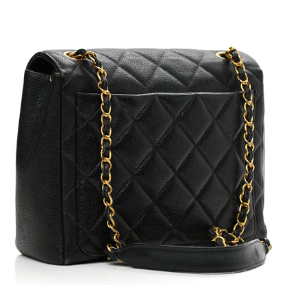 Chanel Caviar Quilted Medium Single Flap Black 3 of 13