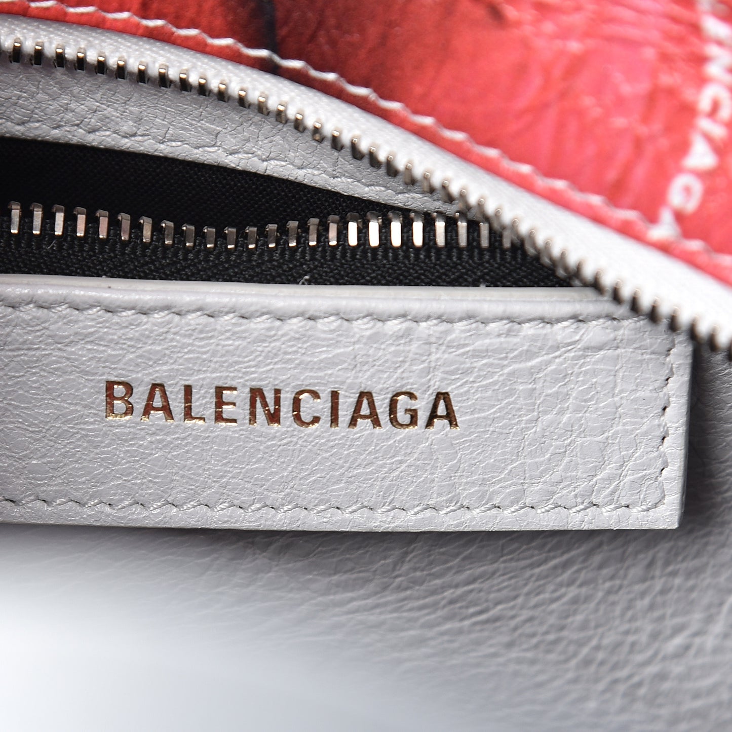 Agneau Arena Bazar Campaign Shopper Tote XS White Red Green