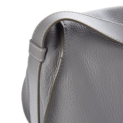 Chloe Calfskin Medium Marcie Round Crossbody Bag Cashmere Grey 15 of 22