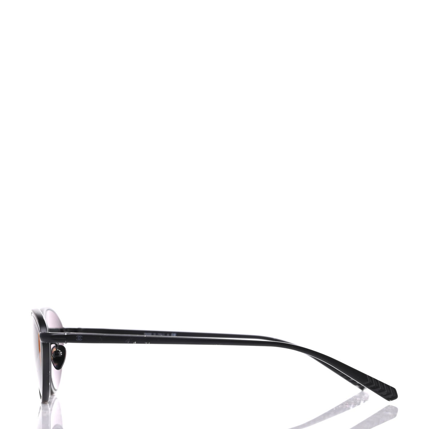 Chanel Metal Cat Eye Sunglasses 4255 Black 3 of 8