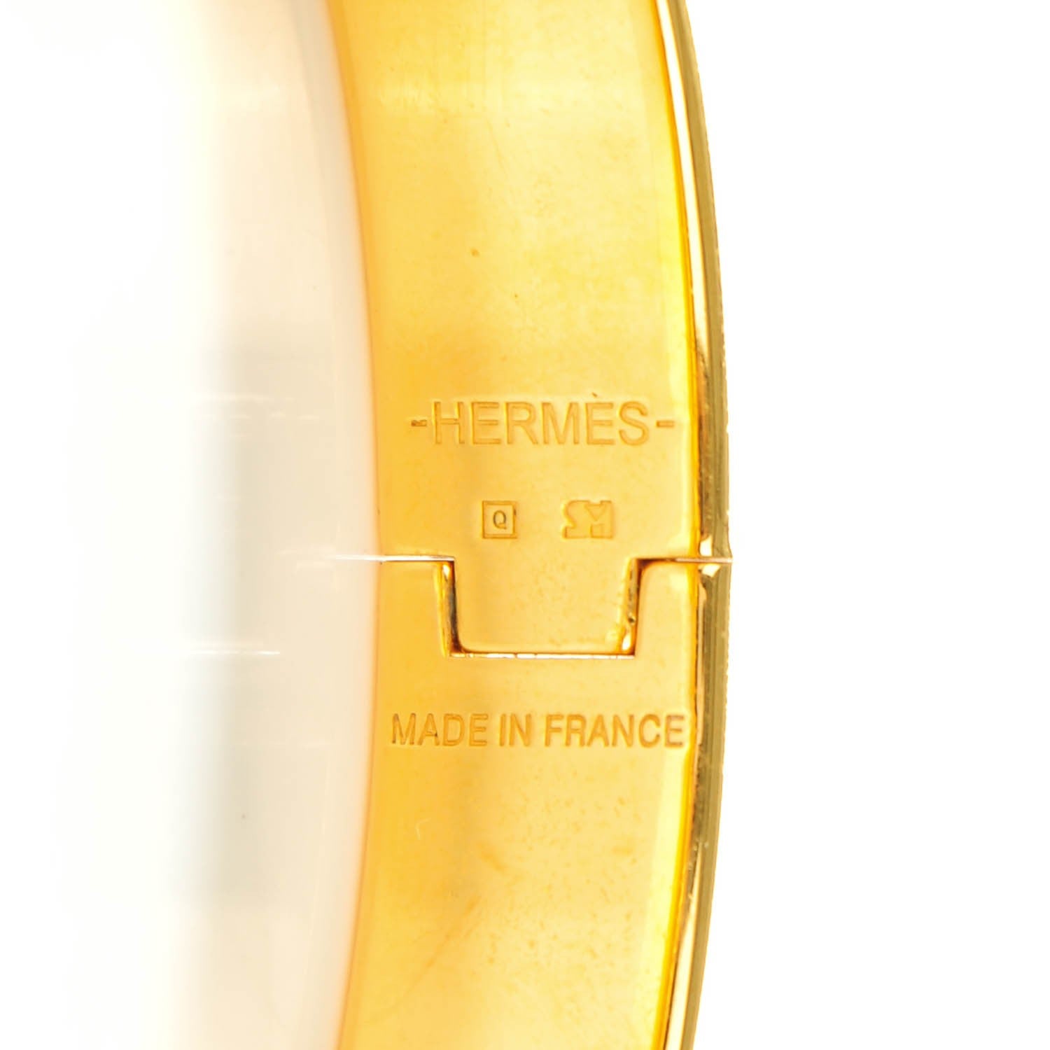 Hermes Enamel Narrow Clic Clac H Bracelet GM Bourgogne 3 of 5