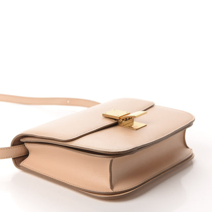 Celine Liege Calfskin Medium Classic Box Flap Bag Nude 4 of 10