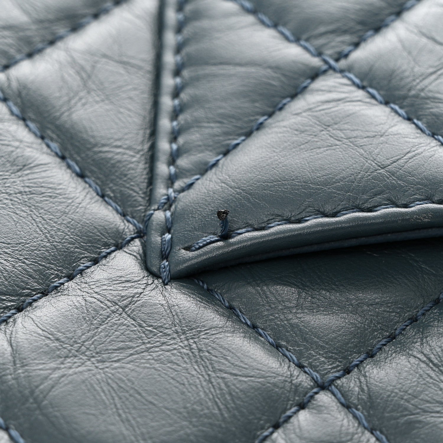 Chanel Aged Calfskin Quilted 2.55 Reissue 226 Flap Dark Blue 12 of 12