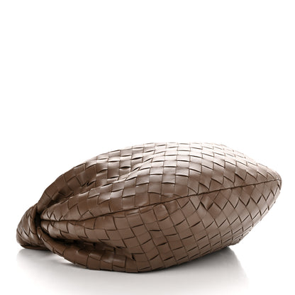 Bottega Veneta Nappa Intrecciato Teen Jodie Hobo Dark Taupe 4 of 11
