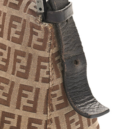 Fendi Zucchino Mama Baguette Mogano Panna Testa Di Moro 11 of 12