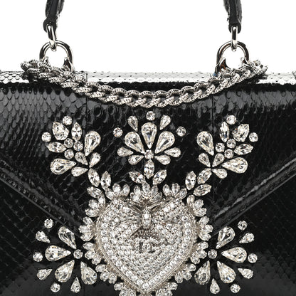 Dolce & Gabbana Ayers Small Devotion Top Handle Bag Black 7 of 11