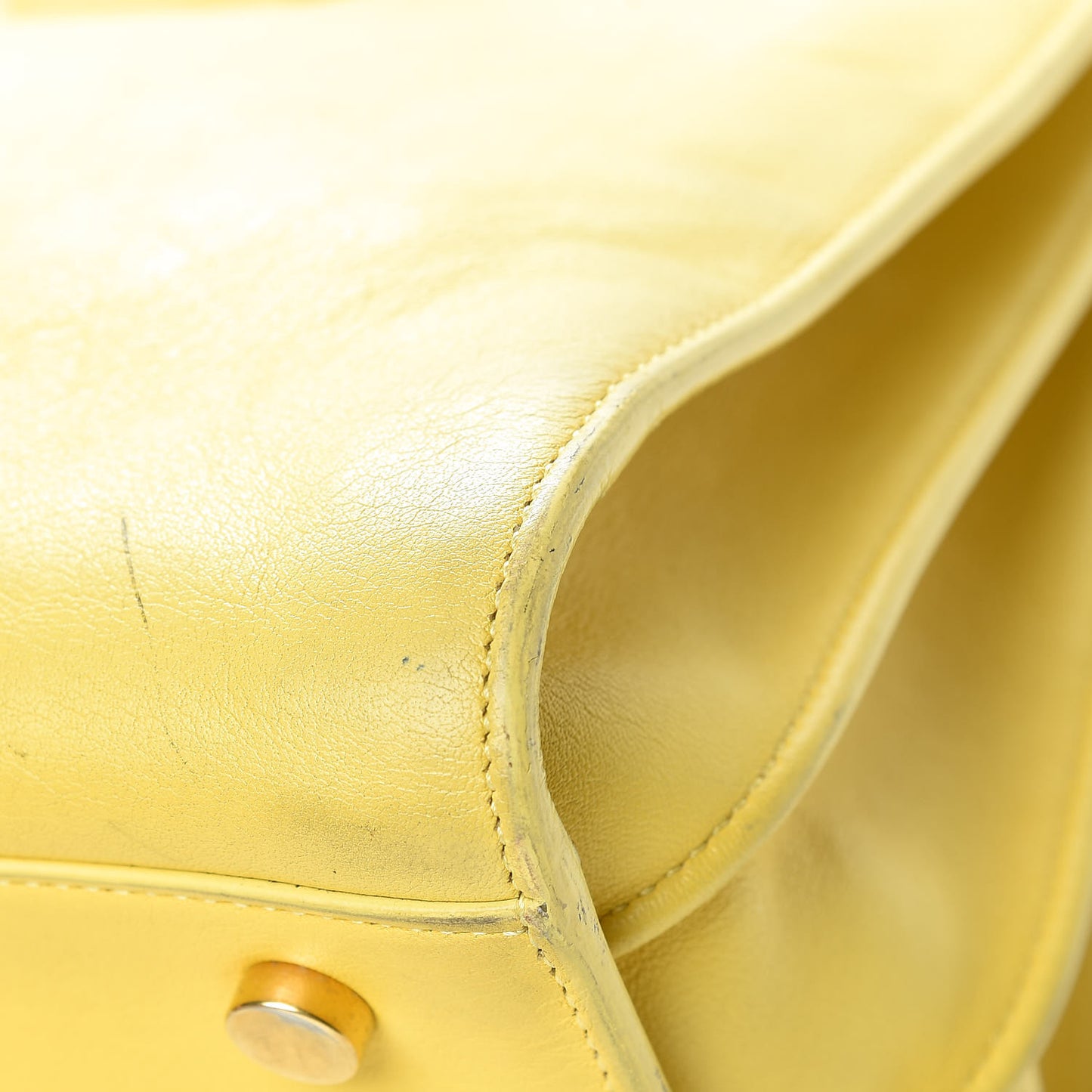 Calfskin Small Sac De Jour Yellow