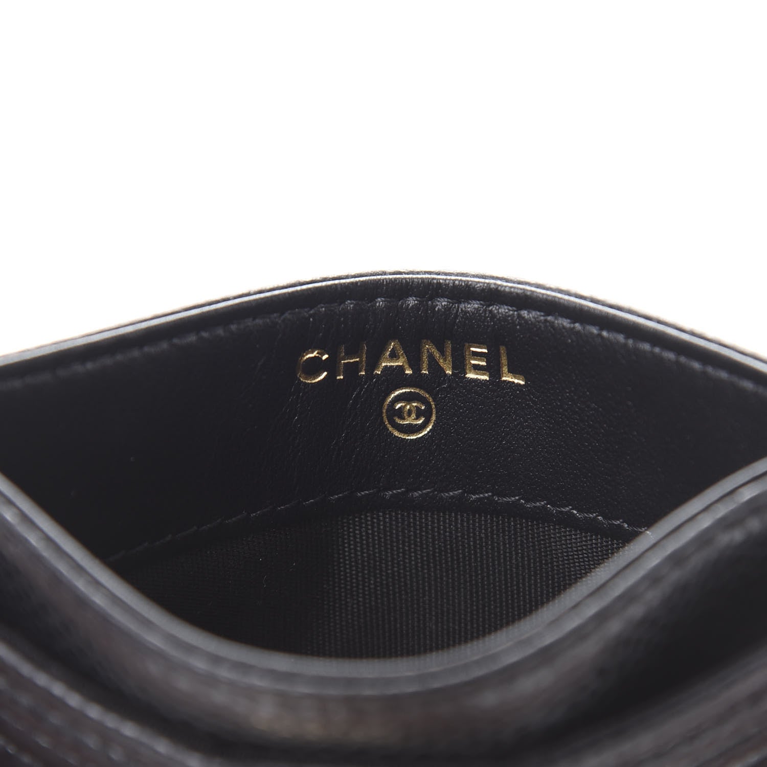Chanel Caviar Quilted Boy Card Holder Black 6 of 9