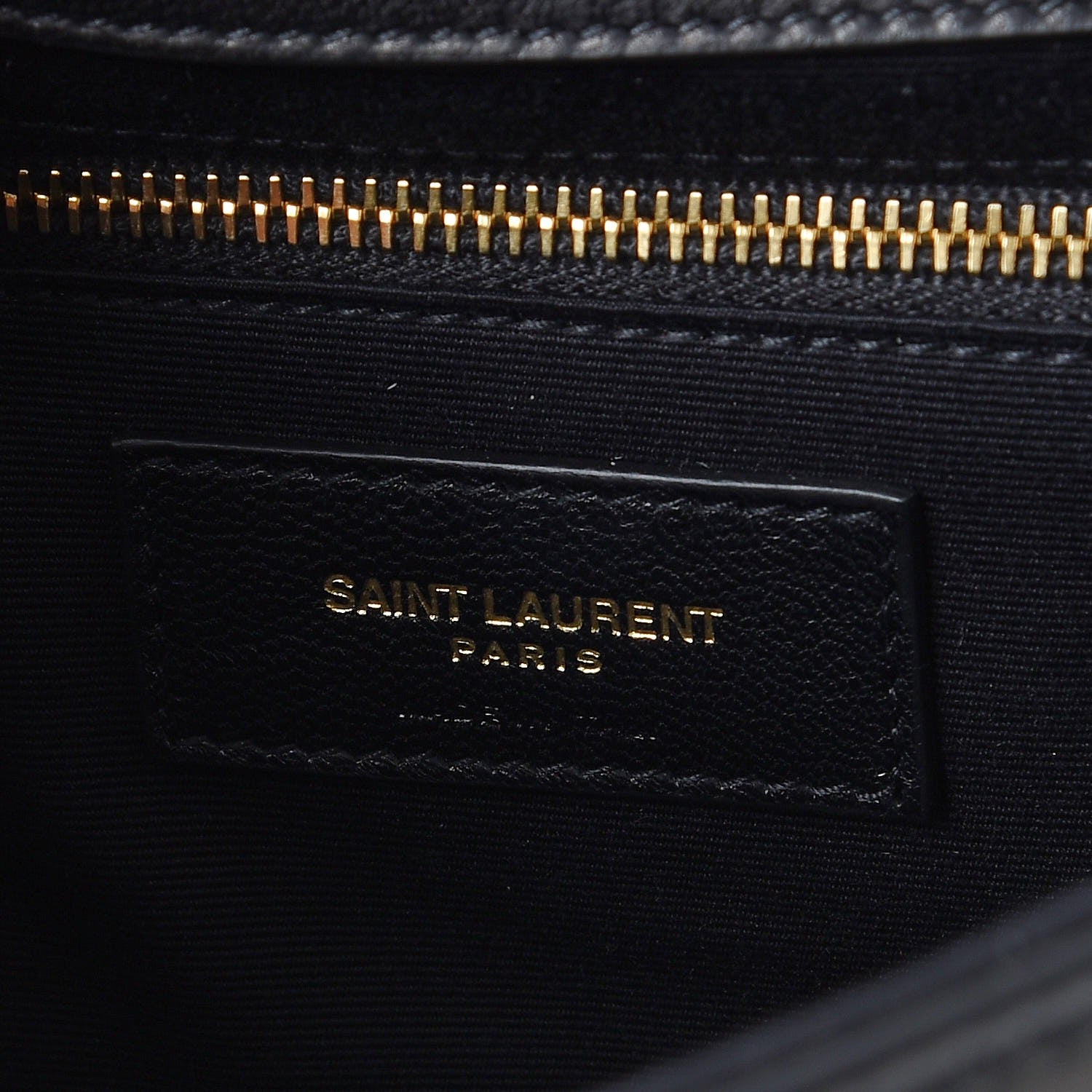 Saint Laurent Lambskin Patchwork Monogram Medium Jamie Black 7 of 8
