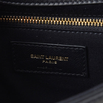 Saint Laurent Lambskin Patchwork Monogram Medium Jamie Black 7 of 8