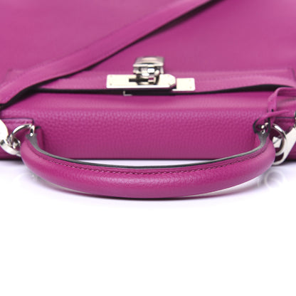 Hermes Togo Kelly Retourne 28 Rose Pourpre 10 of 42