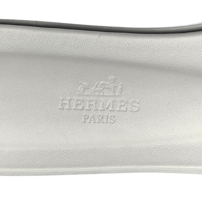 Hermes Epsom Oran Sandals 36 Bleu Glacier 7 of 8