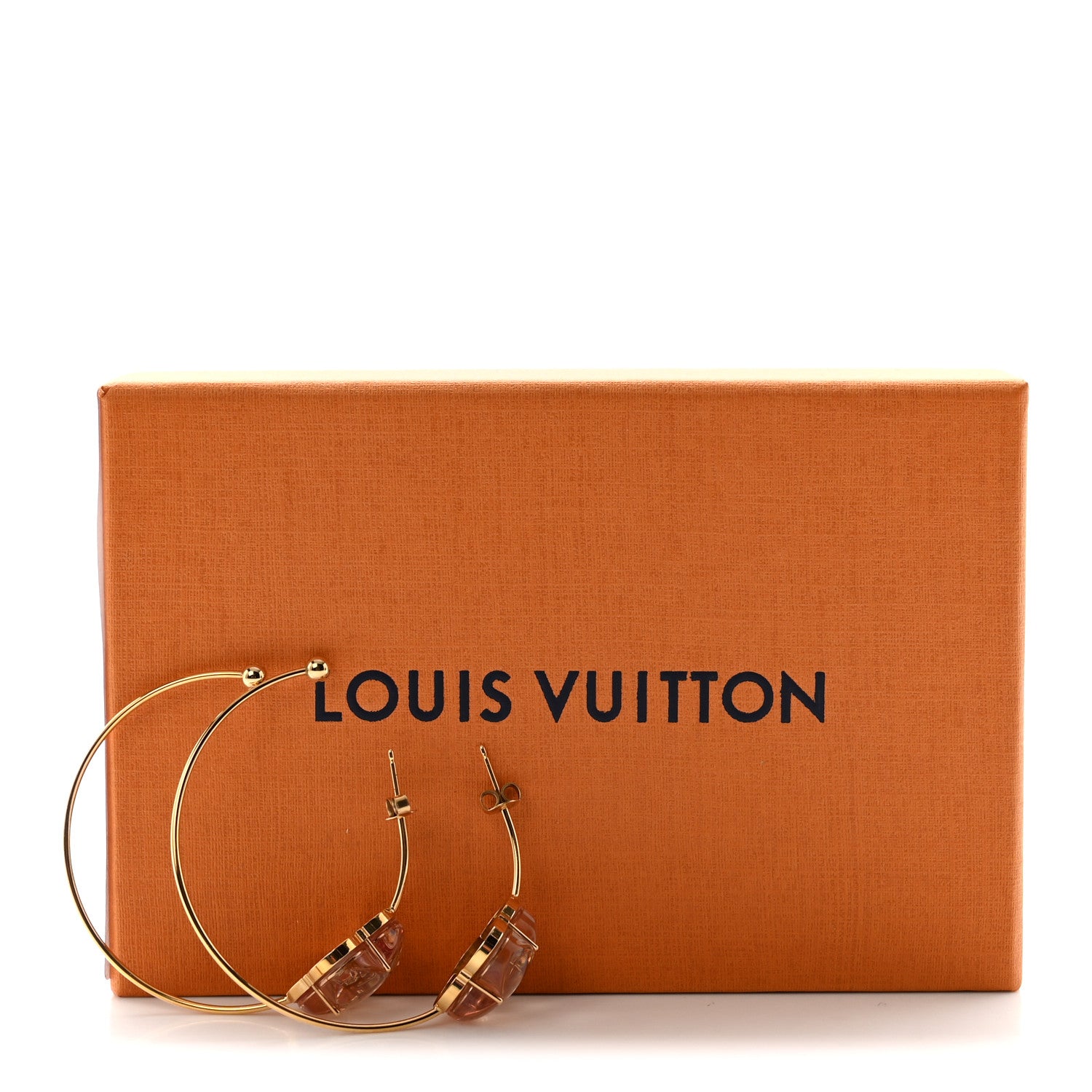 Louis Vuitton A La Folie Hoop Earrings Gold 4 of 4