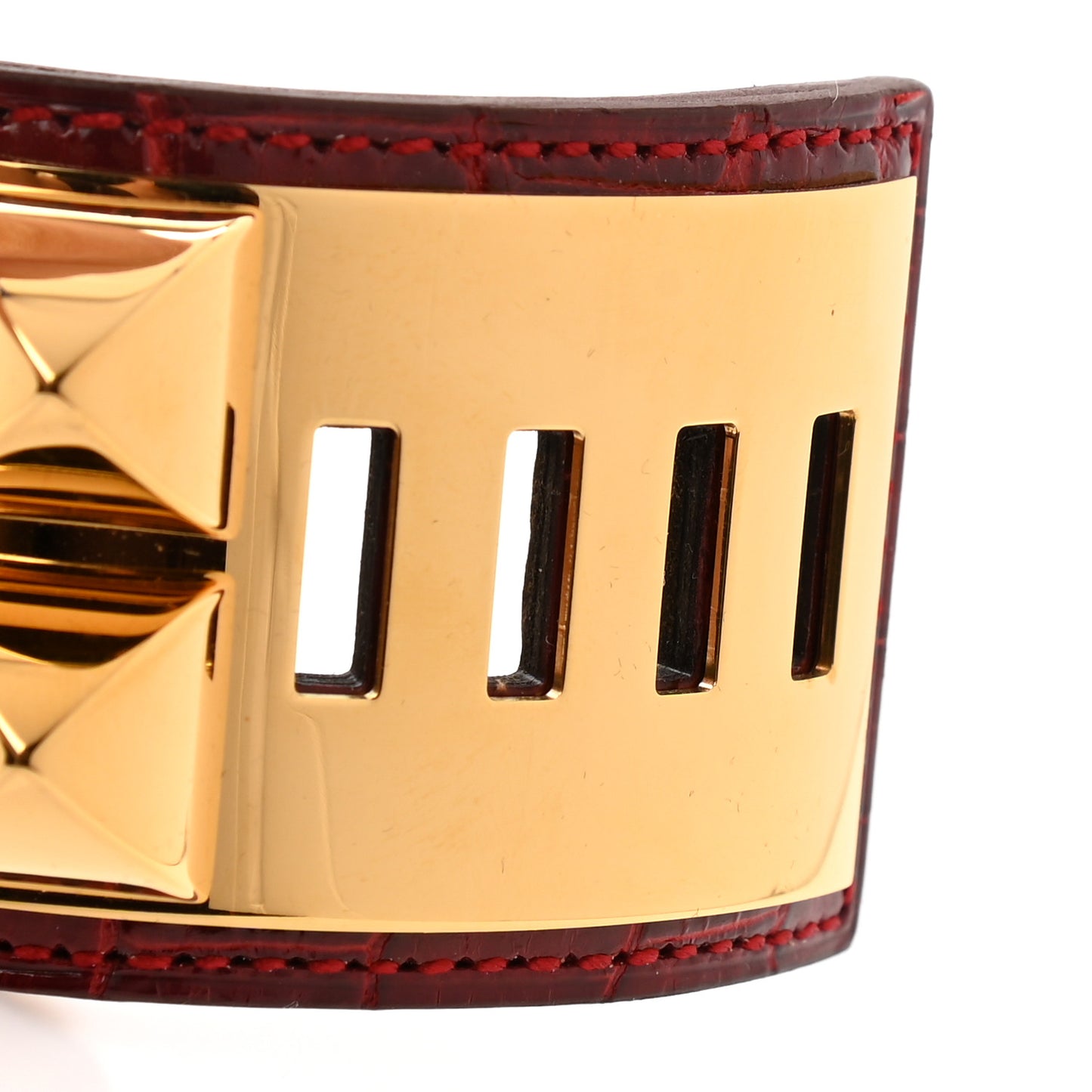 Shiny Alligator Collier De Chien CDC Bracelet S Braise