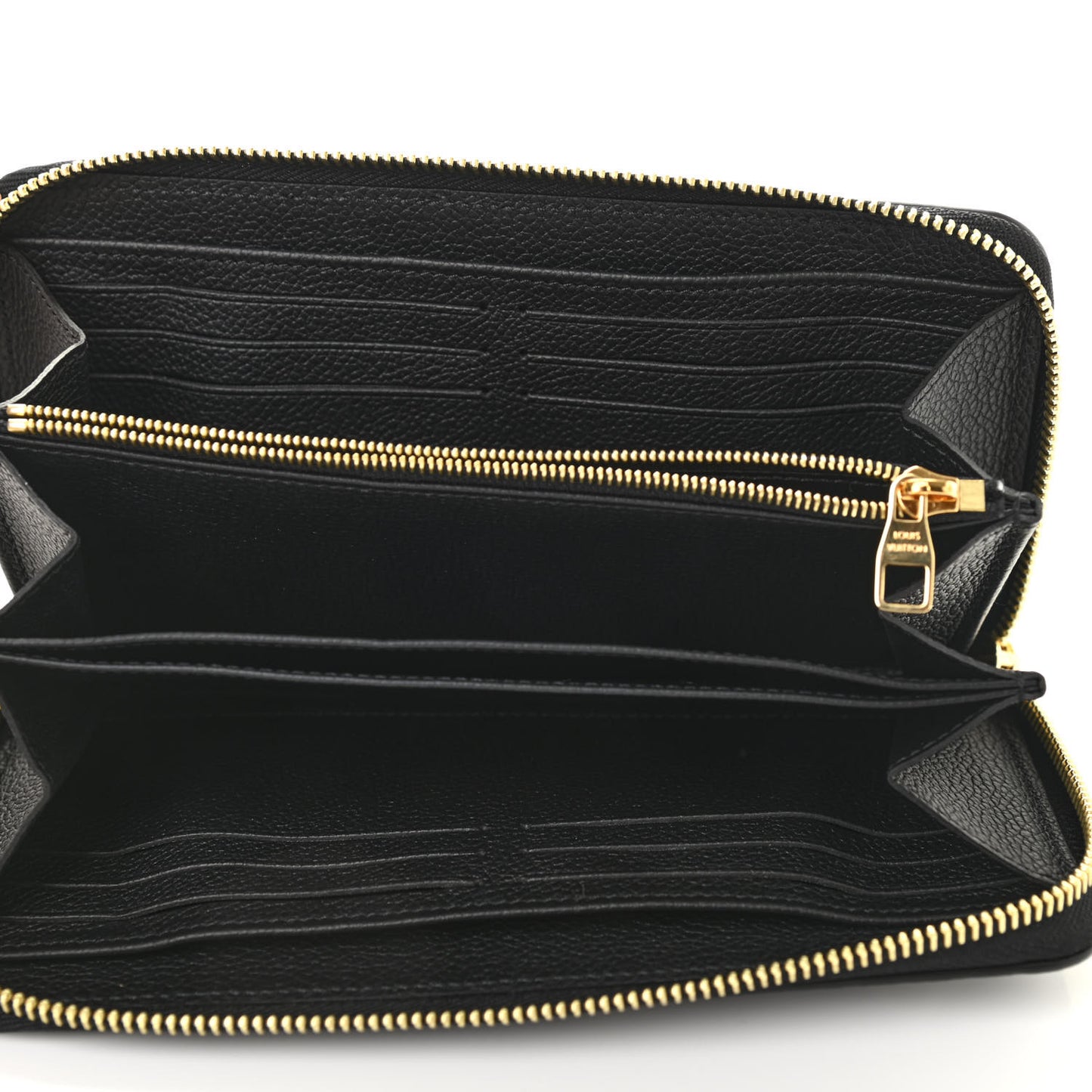Empreinte Monogram Giant Zippy Wallet Black Beige