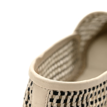 Chanel Mesh Grosgrain CC Espadrilles 36 Beige Black 11 of 12