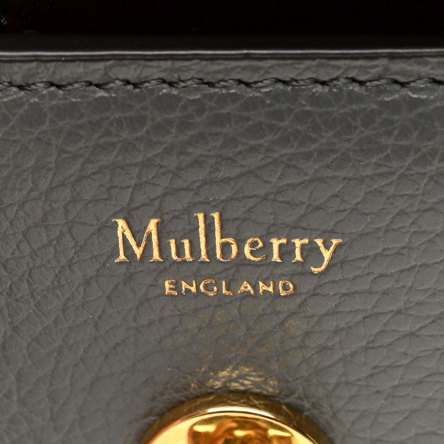 Mulberry Classic Grain Small Darley Wallet Charcoal 6 of 7
