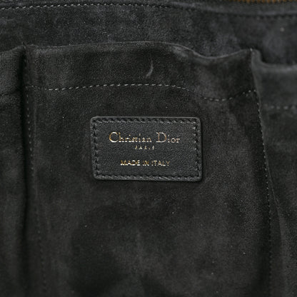 Christian Dior Calfskin Archicannage Medium Essential Tote Black 6 of 12