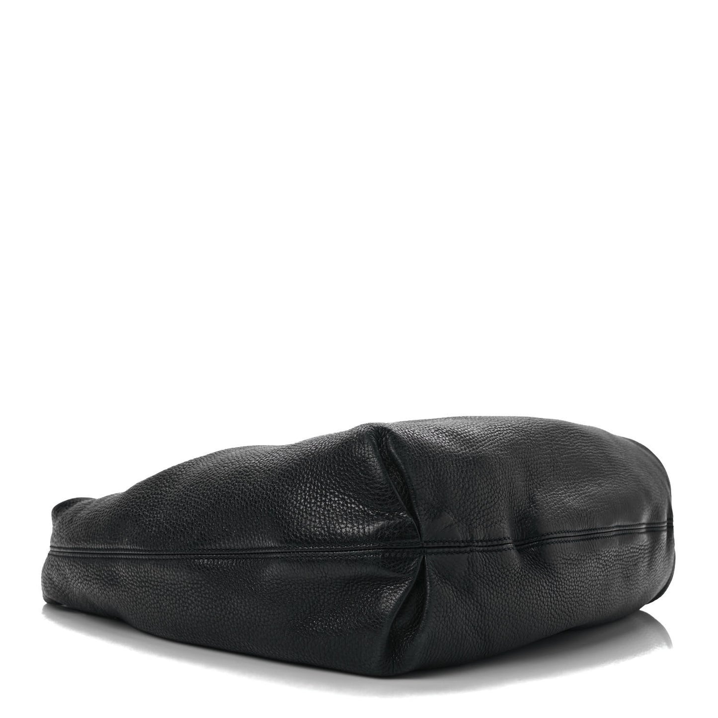 Pebbled Calfskin Soho Hobo Black