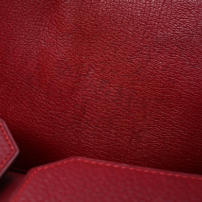 Hermes Fjord Birkin 40 Rouge Vif 15 of 15