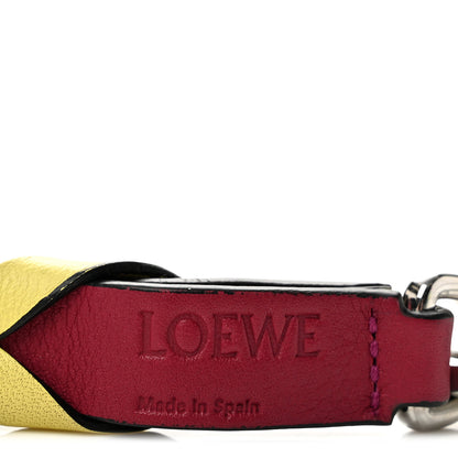 Loewe Calfskin Braided Strap Red Yellow 4 of 6