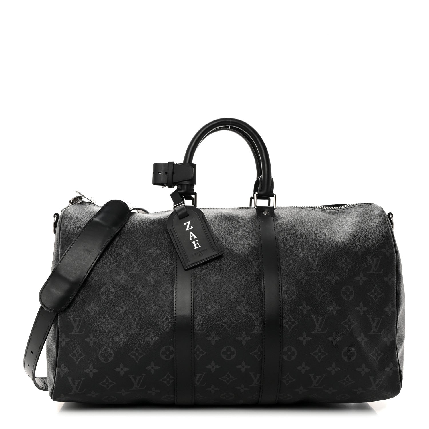 Louis Vuitton Monogram Eclipse Keepall Bandouliere 45 1 of 19