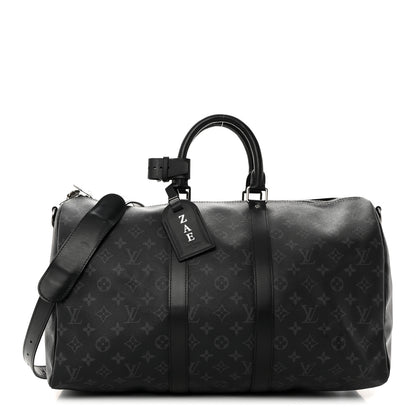 Louis Vuitton Monogram Eclipse Keepall Bandouliere 45 1 of 19