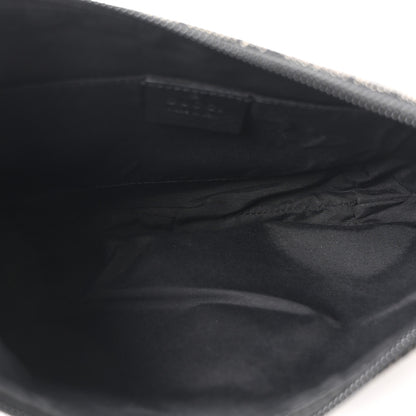 Gucci Denim Monogram Pochette Black 5 of 10