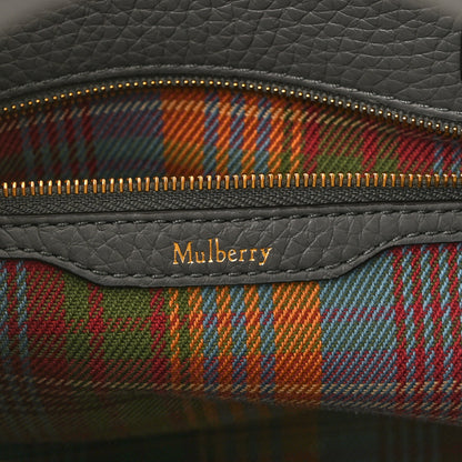 Mulberry Heavy Grain Small Belted Bayswater Tote Charcoal 6 of 9