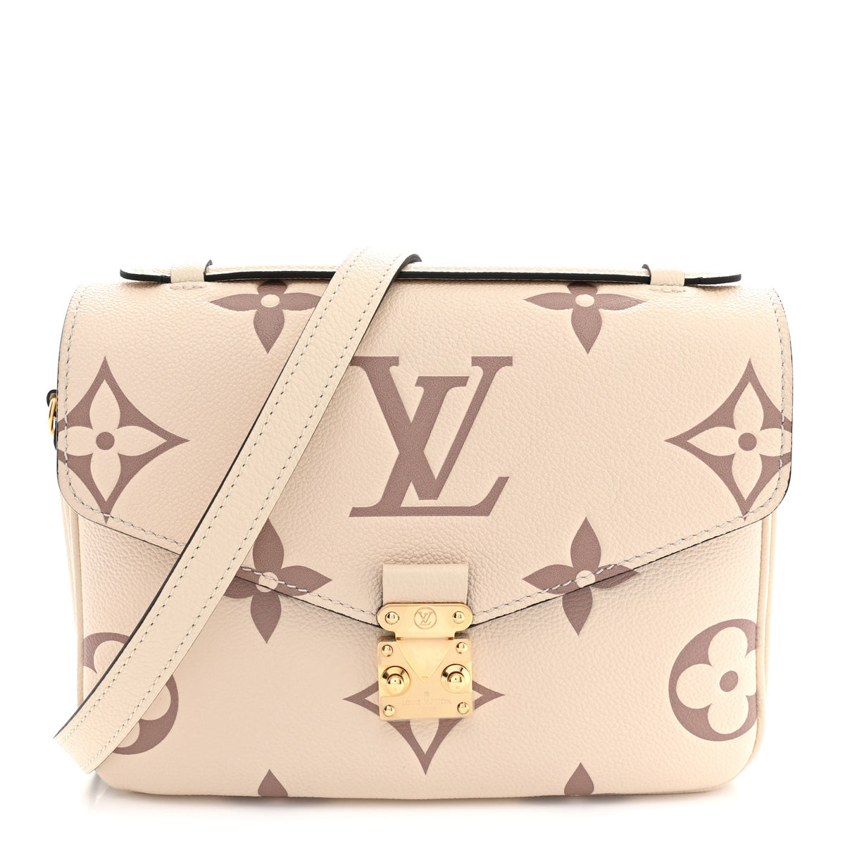 Louis Vuitton Empreinte Monogram Giant Pochette Metis Creme Bois De Rose 1 of 10