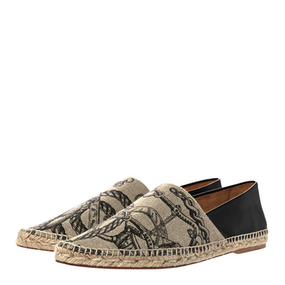 Hermes Canvas Printed Womens Espadrilles 40 3 of 7