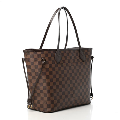 Louis Vuitton Damier Ebene Neo Neverfull MM Rose Ballerine 2 of 4