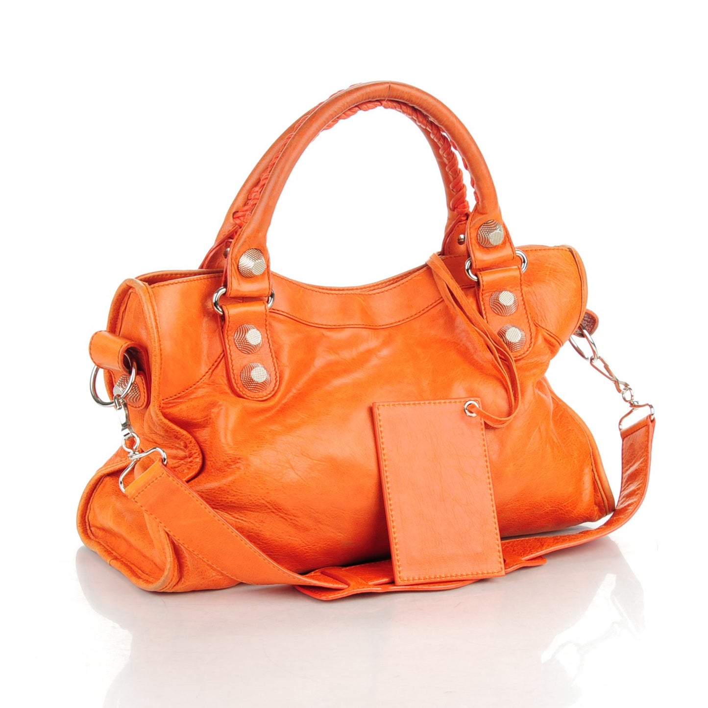 Agneau Giant 21 Silver Hardware City Mandarine