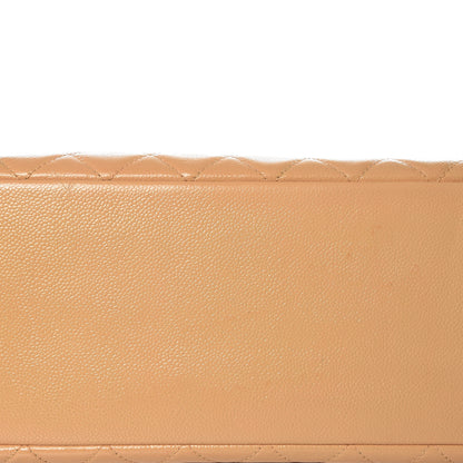 Chanel Caviar Quilted Grand Shopping Tote GST Beige 7 of 14
