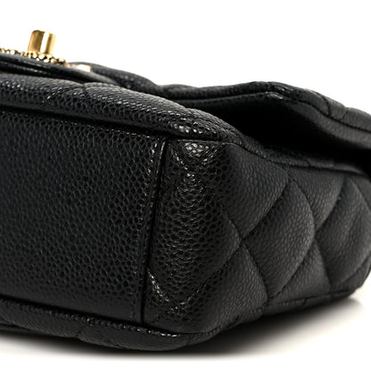 Chanel Grained Lambskin Quilted Mini Flap Black 10 of 10