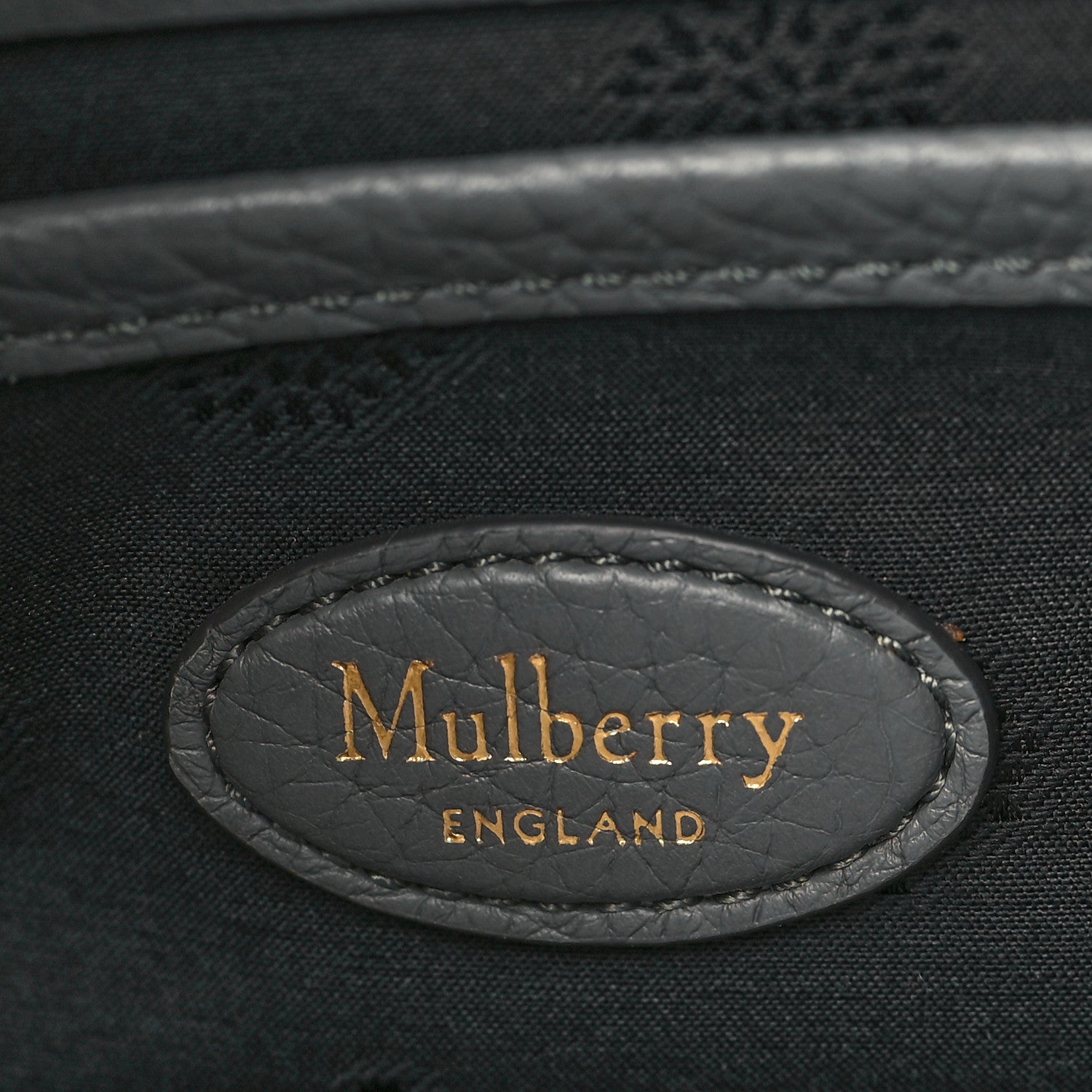 Mulberry Classic Grain Small Bayswater Satchel Mole Grey 6 of 8