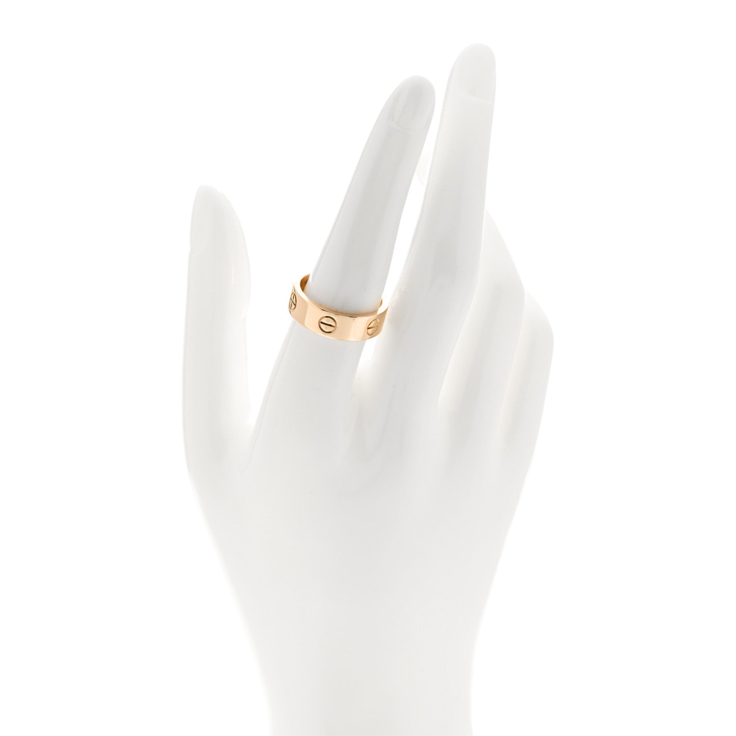 Cartier 18K Yellow Gold 6mm LOVE Ring 57 8 2 of 4