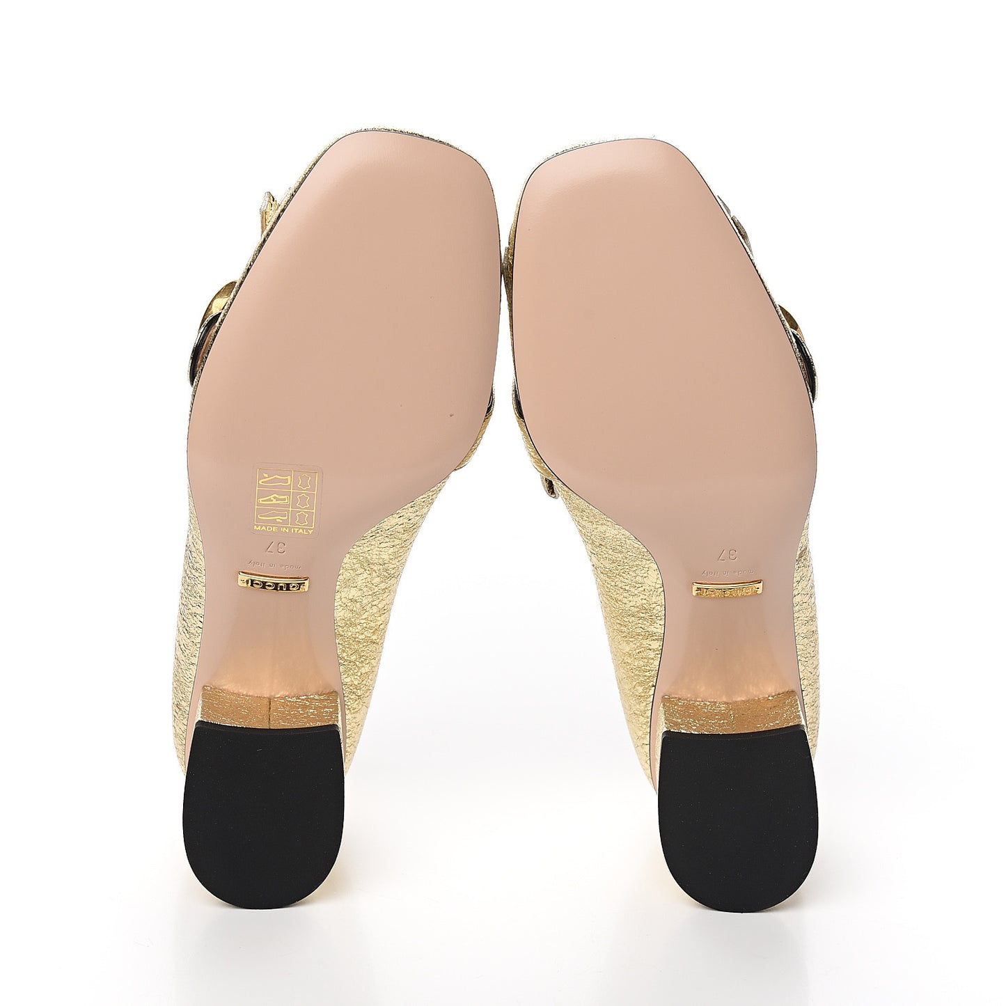 Galassia GG Marmont Fringe 50mm Loafer Pumps 37 Platino