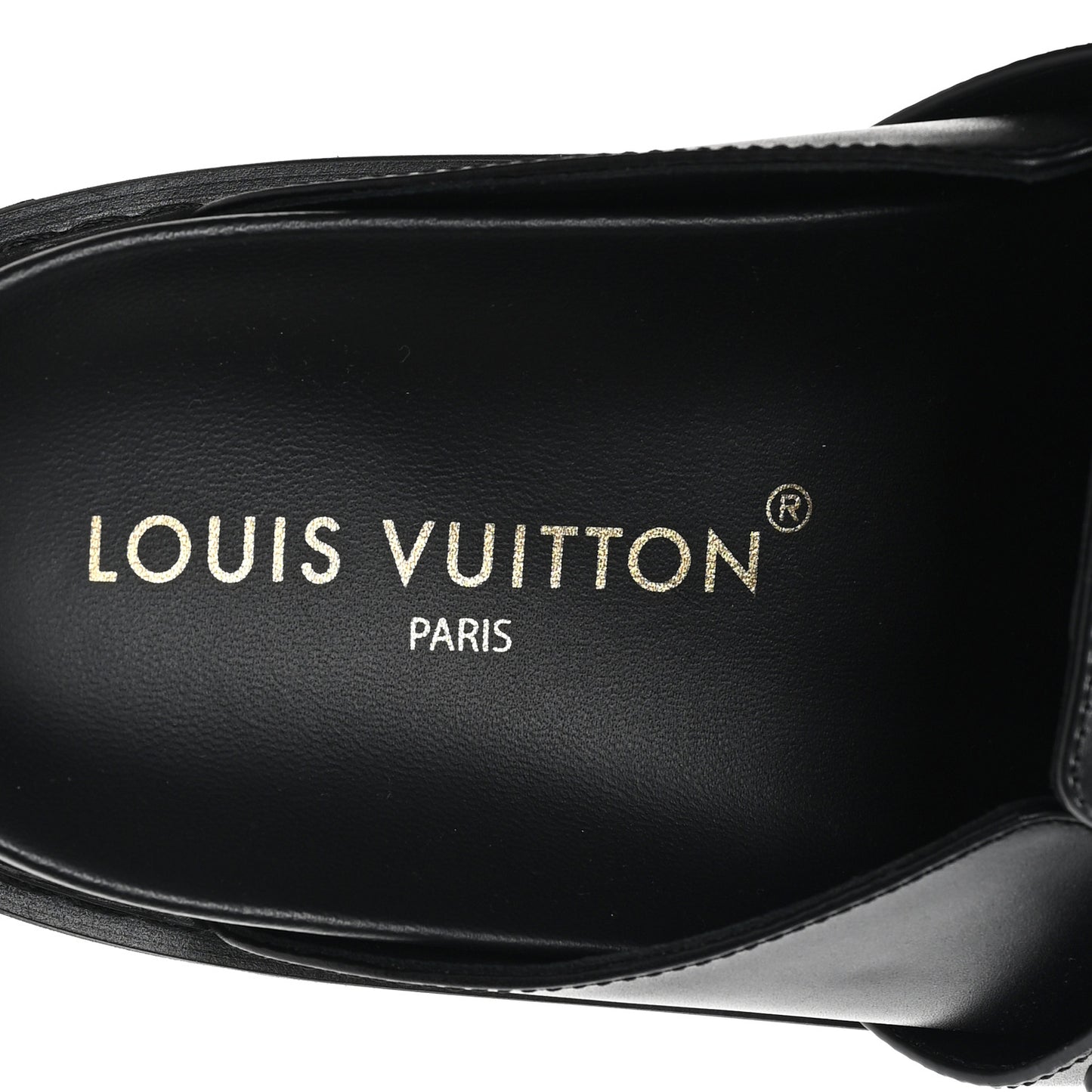 Calfskin Mens LV Cosy Flat Comfort Clog Mules 42 Black