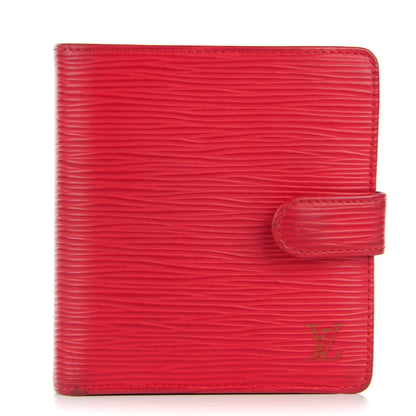 Louis Vuitton Epi Porte-Billets Compact Wallet Red 1 of 7