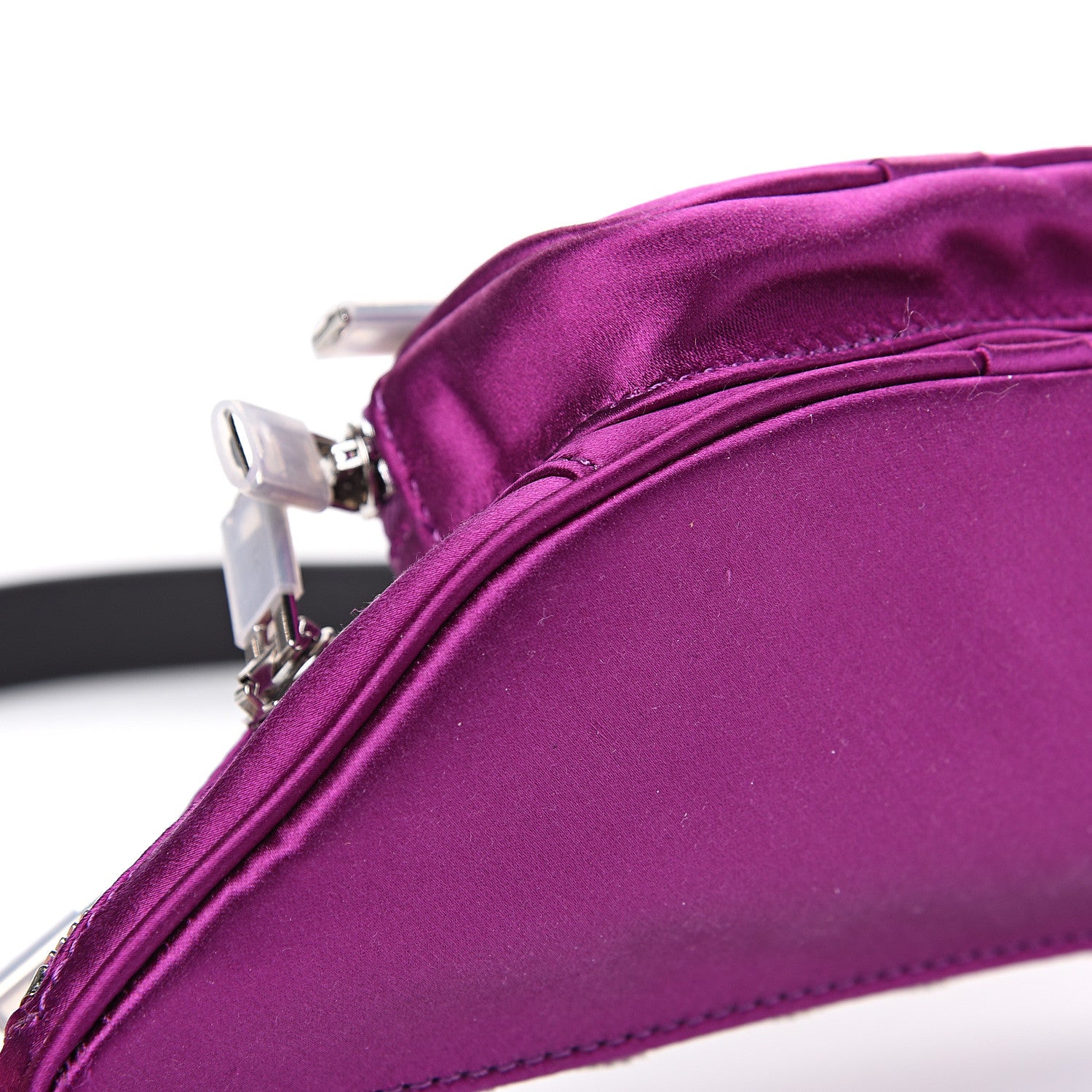 Alexander Wang Satin Attica Mini Belt Bag Purple 6 of 7
